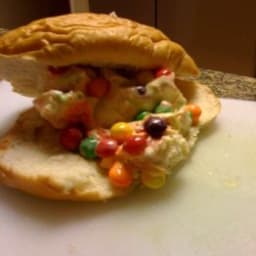 Ice Cream Sandwich with Skittles