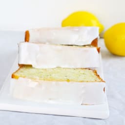 Iced Gluten Free Lemon Zucchini Bread