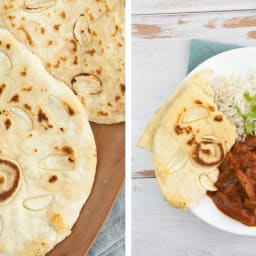 Indian Garlic Naan (Vegan)