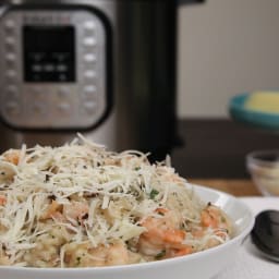 Instant Pot Asiago Shrimp Risotto