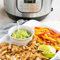 Instant Pot Chicken Fajitas {+ Stovetop Directions}
