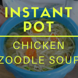 Instant Pot Chicken Zoodle Soup