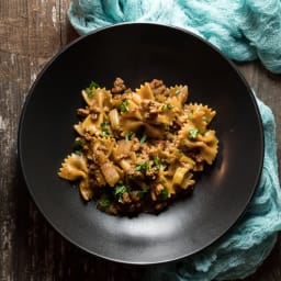 Instant Pot Ground Pork and Pasta