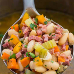 Instant Pot Ham and Bean Soup