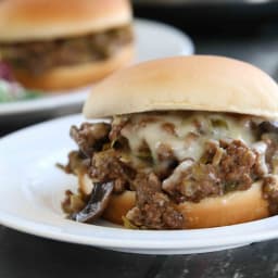 Instant Pot Philly Cheesesteak Sloppy Joe's