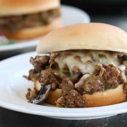 Instant Pot Philly Cheesesteak Sloppy Joe's – Traditional Version