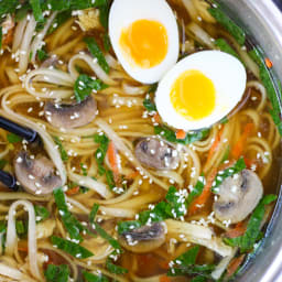 Instant Pot Pressure Cooker Ramen Soup