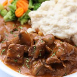 Instant Pot Steak Diane Casserole