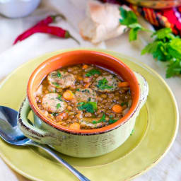 Italian Lentil Soup with Sausage