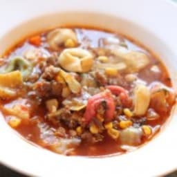 Italian Sausage and Tortellini Soup