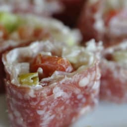 Italian Sub Pinwheels - Low Carb