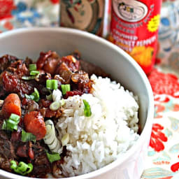 Jamaican Beef Stew With Rice