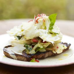 Jamie's beautiful leftover bruschetta