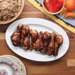 Jazzy Orange-Glazed Drumsticks Recipe by Tasty