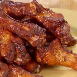 Jerk Wings with Rum-Brown Sugar Glaze