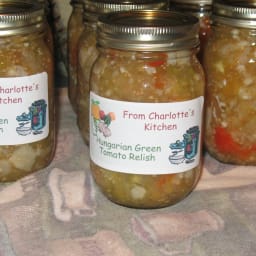 June Meyers Authentic Hungarian Green Tomato Relish