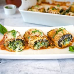 Keto Eggplant Rollatini