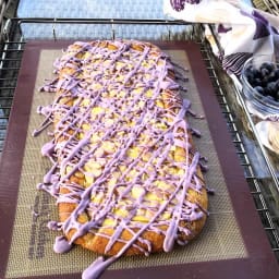 KETO LOW CARB BLUEBERRY VANILLA CHEESE DANISH