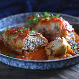 Keto Stuffed Cabbage Rolls in Instant Pot