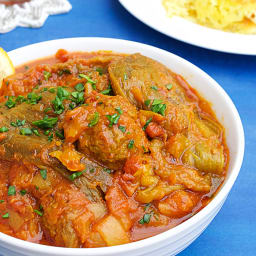 Khoresh Bademjan (Persian Eggplant Stew, خورش بادمجان)