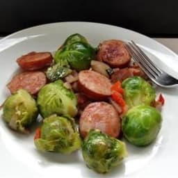 Kielbasa with Brussels Sprouts