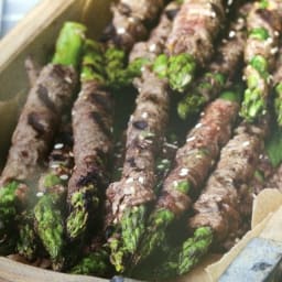 Korean Beef-Wrapped Asparagus