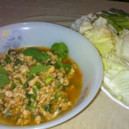 Laab Moo (Ground Pork Salad )