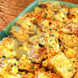 BBQ Cheddar Cheese and Potato Salad