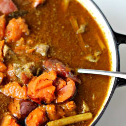 Lamb and potato curry