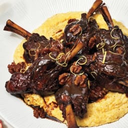 Lamb Shanks with Pomegranate and Walnuts