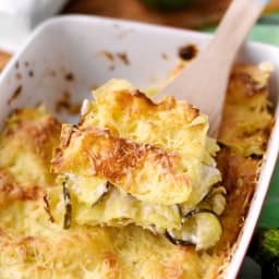 Lasagnes aux courgettes et au chèvre