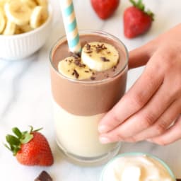 Chocolate Banana Protein Smoothie