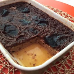 Leche asada con nutella