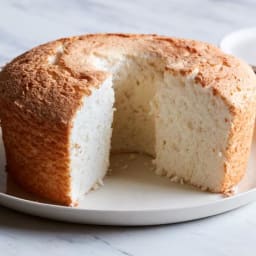 Lemon Angel Food Cake