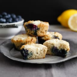 Lemon Blueberry Cheese Danish Muffins