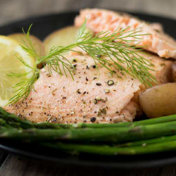 Lemon Dill Baked Salmon