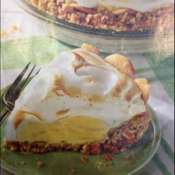 Lemon Meringue Ice Cream Pie