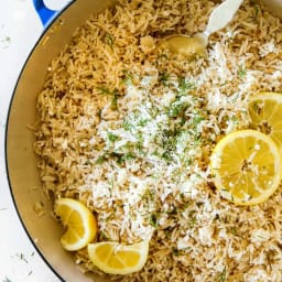 Lemon Rice (Greek Rice Pilaf)