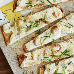 Lemon-Ricotta Herbed Flatbread Recipe