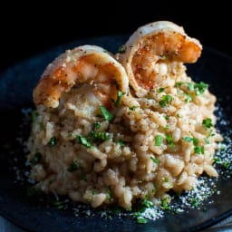 Lemon Risotto with Shrimp