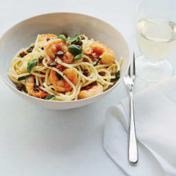 Lemon Spaghetti with Shrimp Recipe