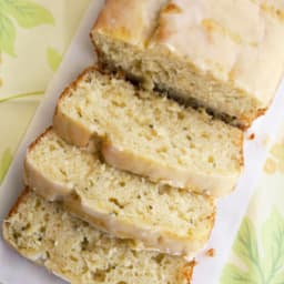 Lemon Zucchini Bread with Lemon Glaze