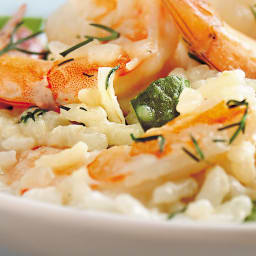 Lemony Shrimp and Asparagus Risotto