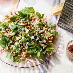 Lemony White Beans With Anchovy and Parmesan