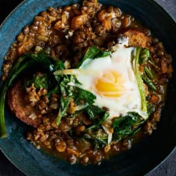 Lentil and Egg Stew