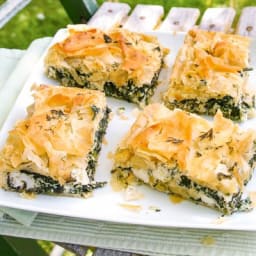 Lighter spanakopita