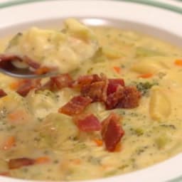 LOADED BROCCOLI POTATO CHEDDAR SOUP