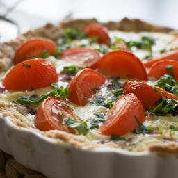 Loaded Vegetarian Quiche