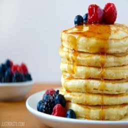 Low Carb Bacon Pancakes