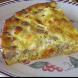 Low-carb Sausage, Egg and Cheese Casserole